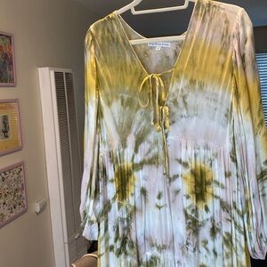 Young Fabulous & Broke tie dye dress/cover up